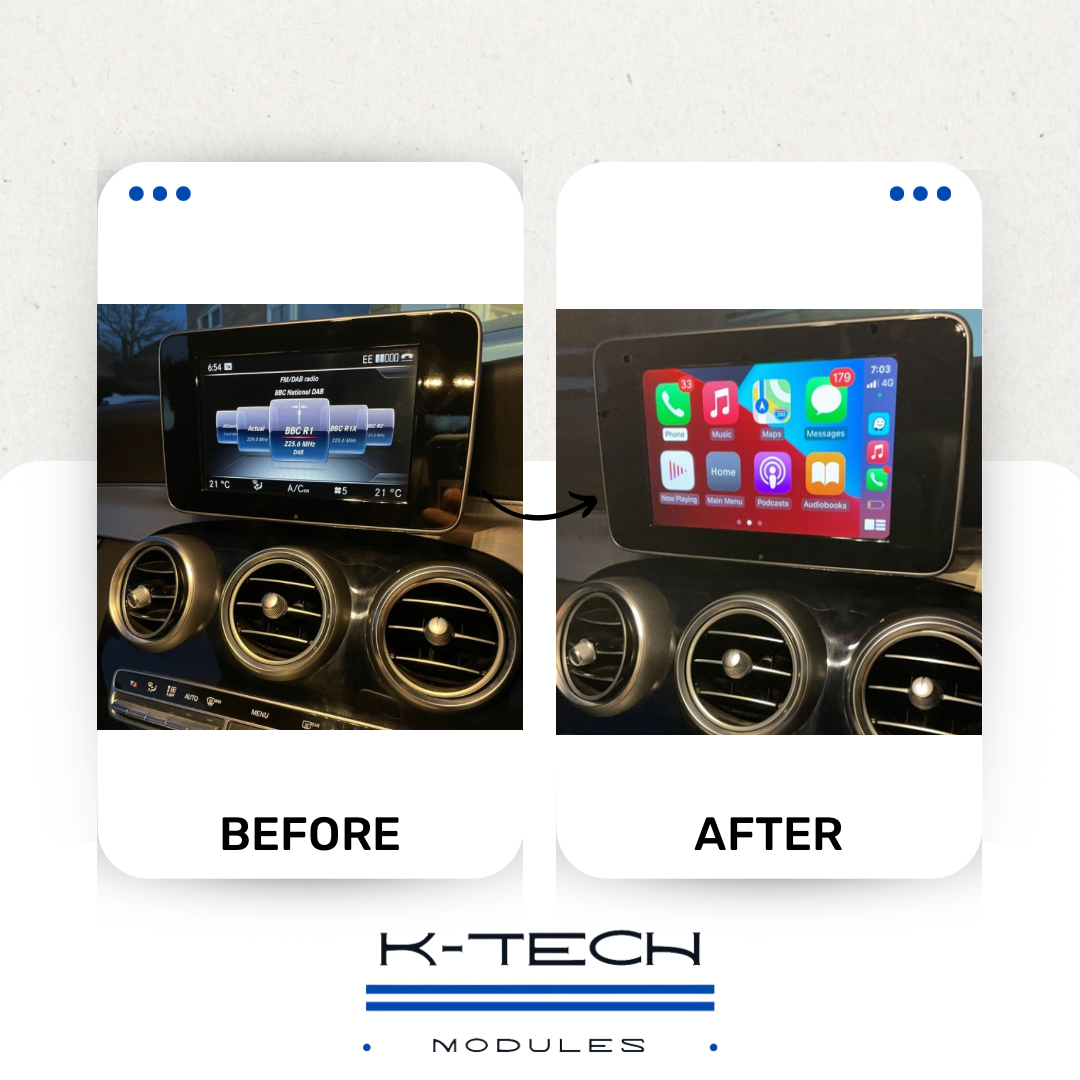 Wireless CarPlay & Android Auto with Mercedes Benz NTG 5.0/5.1 - MMI / Decoder box Integration Kit