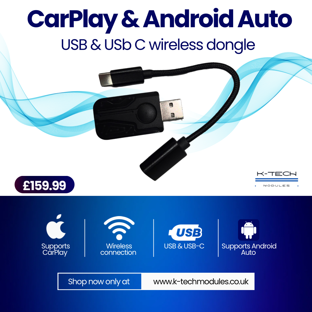 Wireless CarPlay and Android Auto Adapter