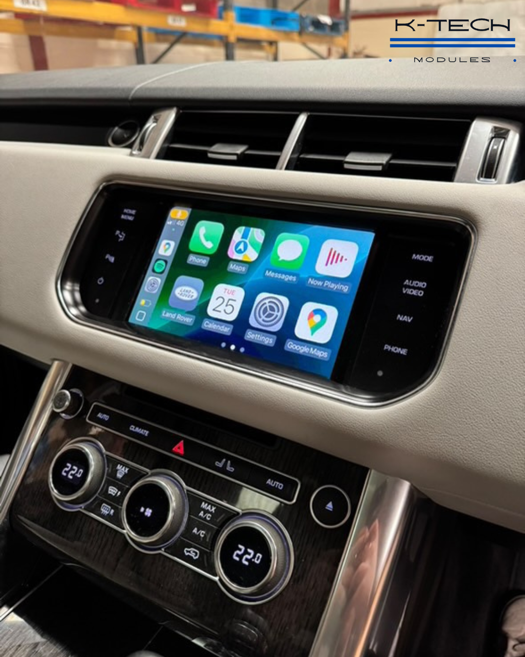 Jaguar, Land Rover & Range Rover CarPlay & Android Auto