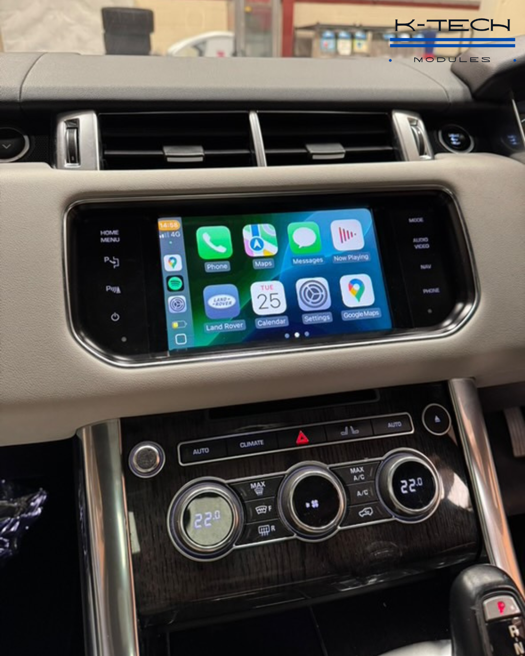 Jaguar, Land Rover & Range Rover CarPlay & Android Auto