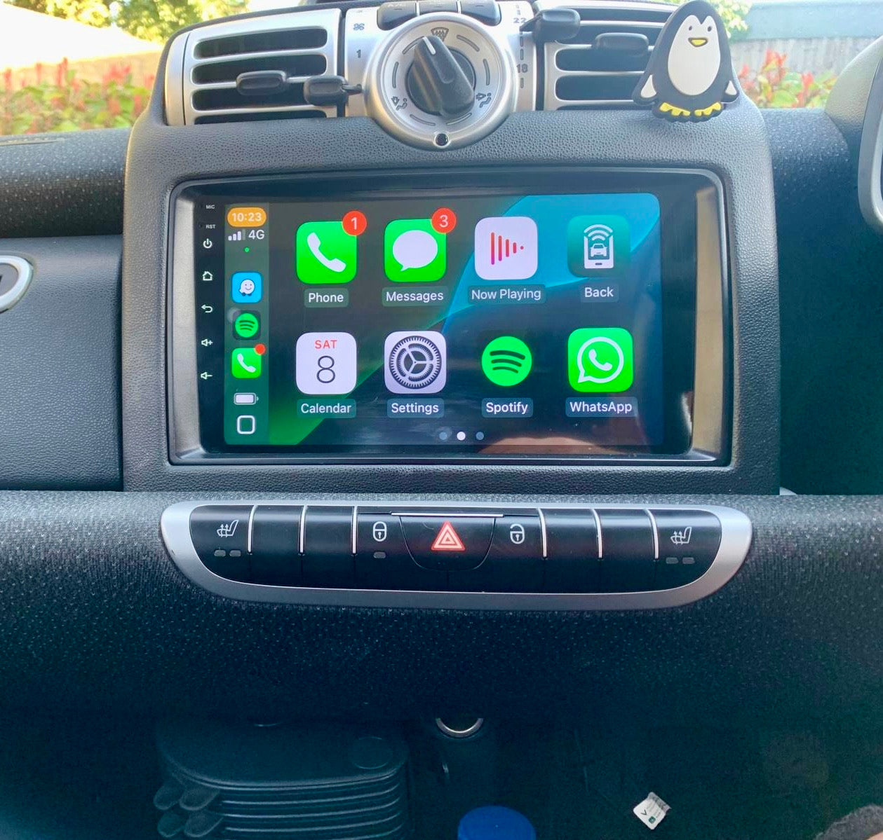 Smart For-two 2005-2010 CarPlay & Android auto